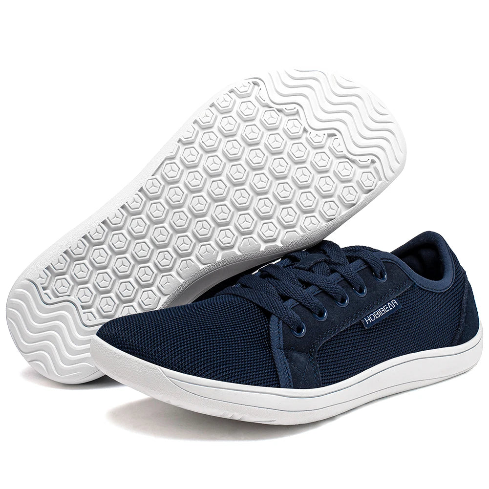 Variant image for Unisex Wide Barefoot Running Shoes – Minimalist Zero Drop Sneakers with Knitted Upper for Outdoor Activities-11