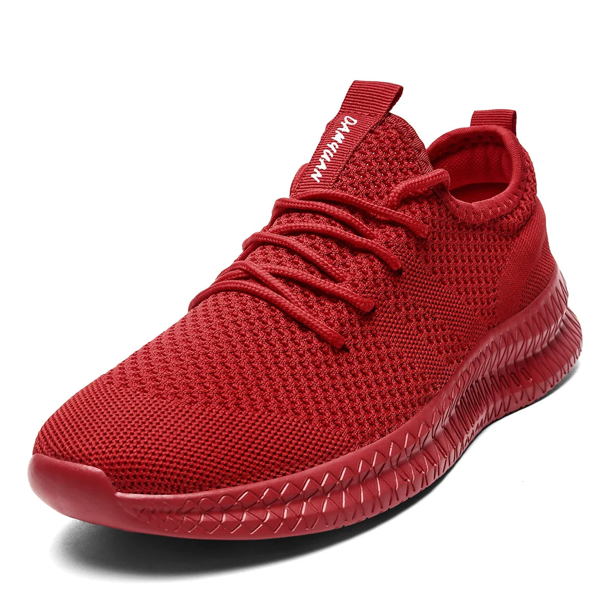 Variant image for Lightweight Breathable Men's Running Shoes – Non-Slip White Sports Trainers for Casual Wear and Outdoor Activities-4
