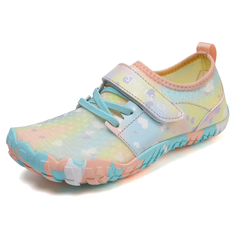 Children's Quick-Drying Wading Shoes with Anti-Slip Rubber Sole for Beach and Water Activities-4