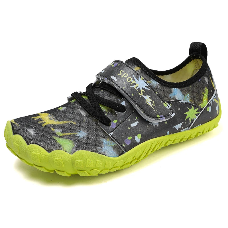 Children's Quick-Drying Wading Shoes with Anti-Slip Rubber Sole for Beach and Water Activities-5