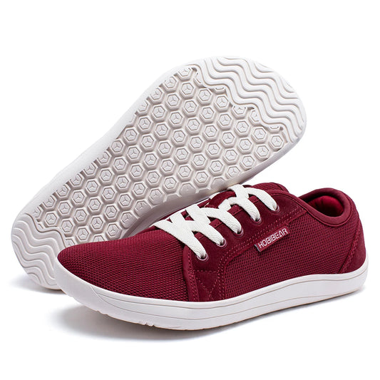 Unisex Wide Barefoot Running Shoes – Minimalist Zero Drop Sneakers with Knitted Upper for Outdoor Activities-5
