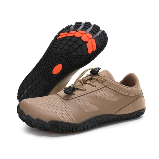 Wide Barefoot Trail Running Shoes for Men – Zero Drop Minimalist Sneakers for Hiking and Outdoor Activities-1