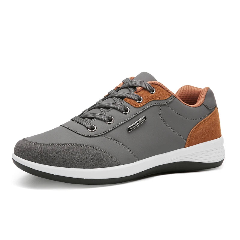 Variant image for Waterproof Leather Walking Sneakers for Men – Non-Slip Trainers for All-Day Comfort and Durability-2