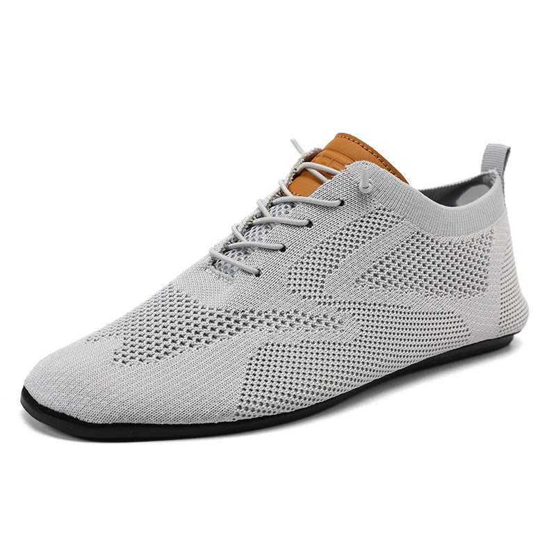 Variant image for Lightweight Breathable Mesh Casual Sneakers for Men – Lace-Up Loafers for Everyday Comfort and Versatile Style-4