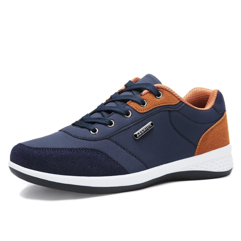 Variant image for Waterproof Leather Walking Sneakers for Men – Non-Slip Trainers for All-Day Comfort and Durability-3