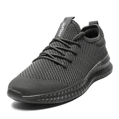 Variant image for Lightweight Breathable Men's Running Shoes – Non-Slip White Sports Trainers for Casual Wear and Outdoor Activities-6