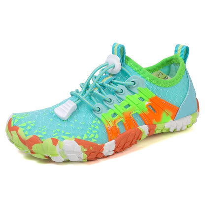 Variant image for Kids Aqua Shoes – Lightweight Five Finger Water Shoes for Beach and Swimming, Quick-Drying Non-Slip Pool Shoes in Colorful Styles-1