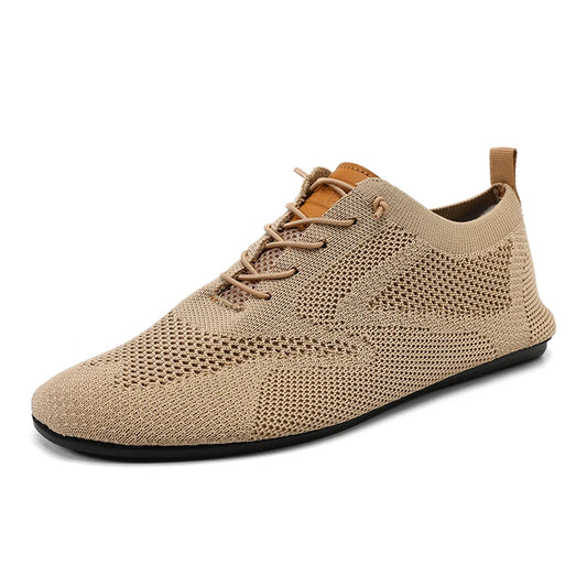 Lightweight Breathable Mesh Casual Sneakers for Men – Lace-Up Loafers for Everyday Comfort and Versatile Style-1