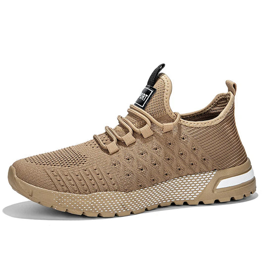Variant image for Lightweight Breathable Running Shoes for Men – Plus Size Non-Slip Air Mesh Lace-Up Sneakers-22