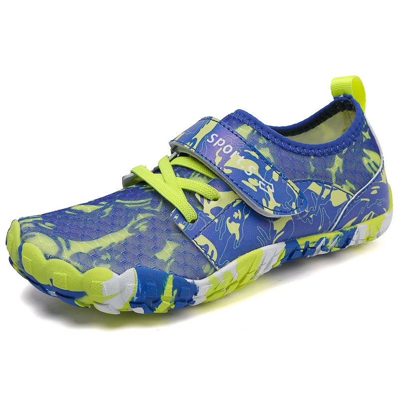 Children's Quick-Drying Wading Shoes with Anti-Slip Rubber Sole for Beach and Water Activities-2