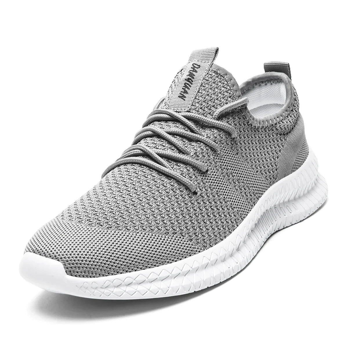 Variant image for Lightweight Breathable Men's Running Shoes – Non-Slip White Sports Trainers for Casual Wear and Outdoor Activities-1
